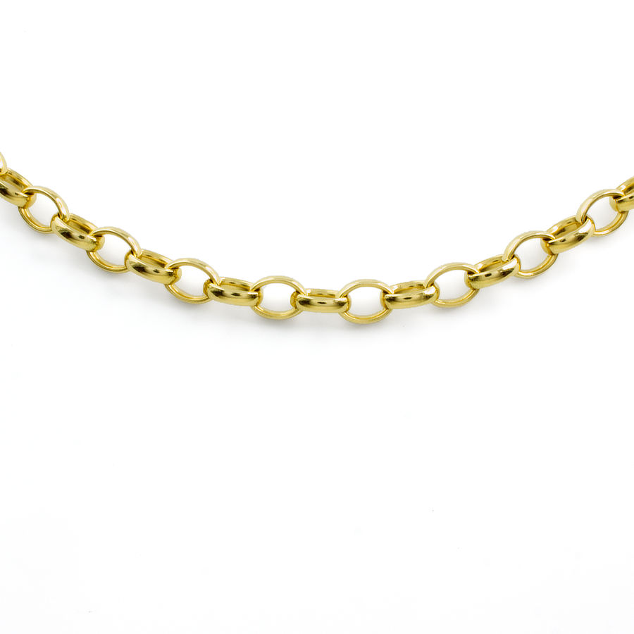 18ct gold 18 inch belcher Chain